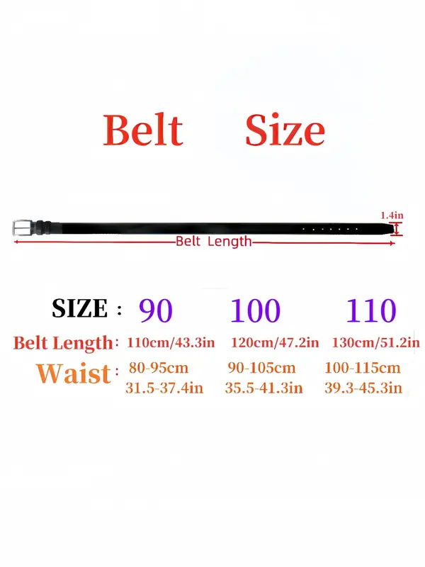 Vintage PU Leather Belt for Men and Women, Fashion Belt for Party, Daily Clothing Decor, Trendy All-match & Exquisite Belt for Birthday Gift 1
