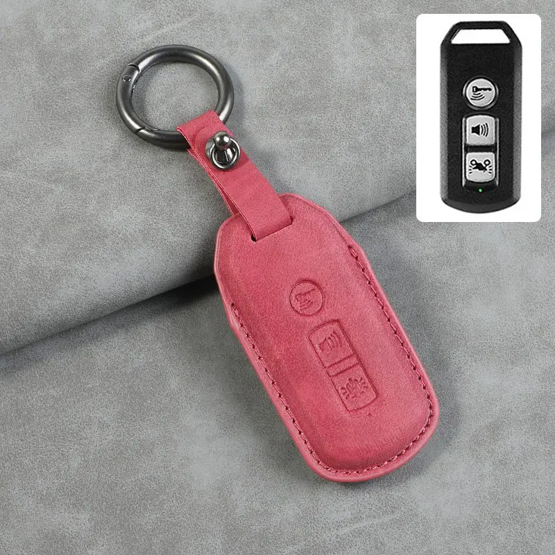 เคสรถ, ทำด้วยมือ, หนังนิ่ม, พรีเมี่ยม, สำหรับ Honda Pcx, Adv 150, Pcx2016-2020, Forza300, 350, SH125, SH Mode 2020, รวมพวงกุญแจ กุญแจรีโมท  ฟอซ่า