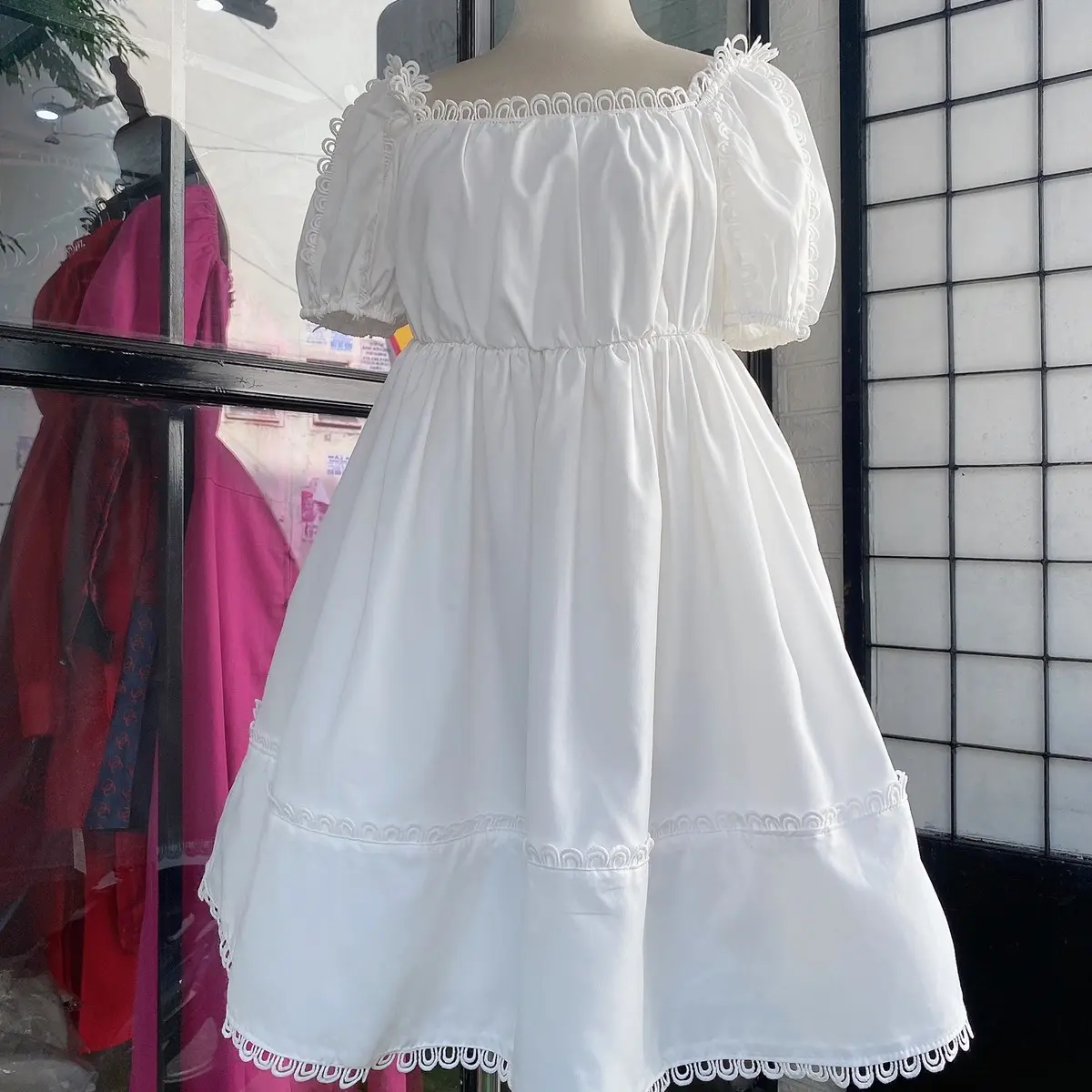 ĐẦM BBD VIỀN REN SIZE S M