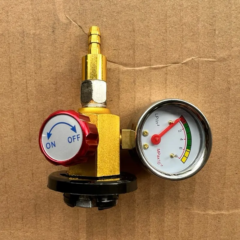 Van gas mini có tích hợp van chống cháy ngược