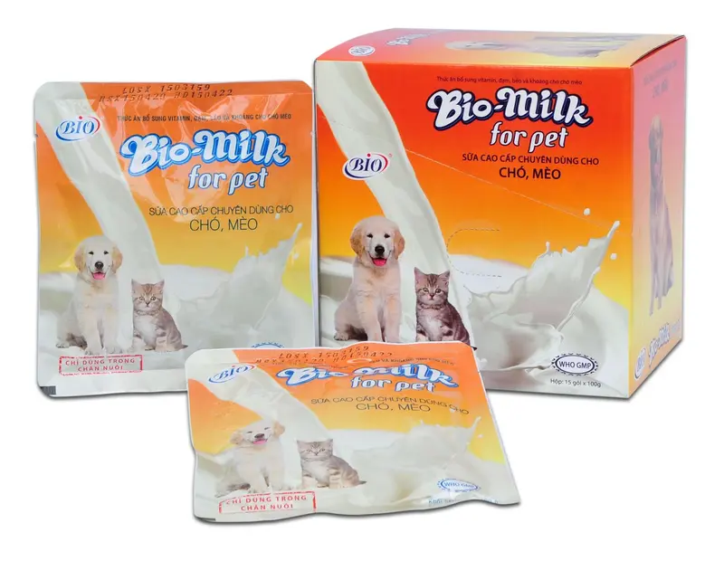 100g Sữa bột cao cấp giành cho chó mèo Bio Milk [ gói lẻ 100g ] 3