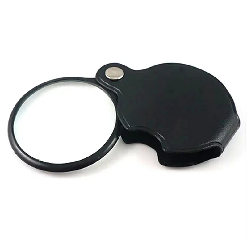 Kính Lúp Bỏ Túi Mini 5X50Mm, Kính Lúp Trang Sức Gấp Gọn, Kính Lúp Mắt, Ống Kính Lúp 1