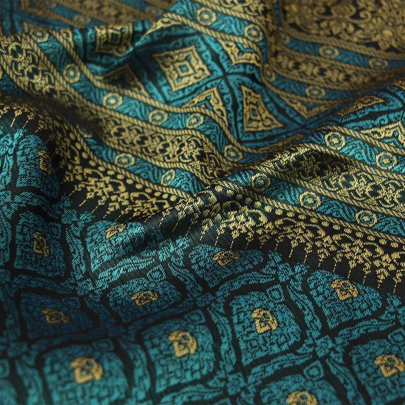 Vải Quần Áo Vải Jacquard, Phong Cách Dân Tộc Đông Nam Á, Myanmar Và Thái Lan, Váy Thẳng Và Váy Ngắn, Vải Một Mảnh Bàn Tay Giày 1