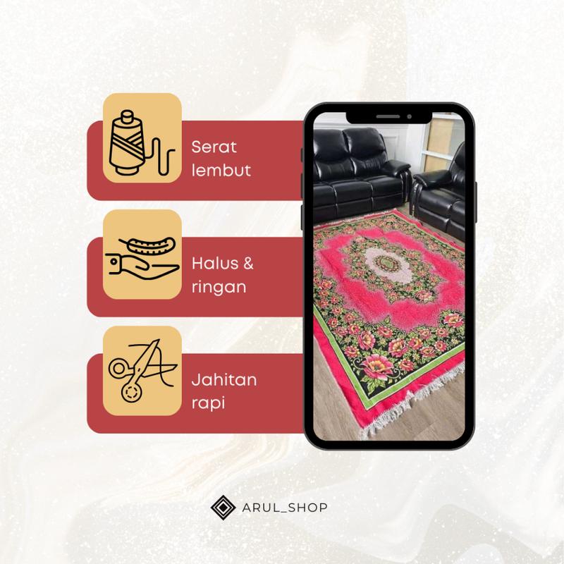 KARPET PERMADANI/AMBAL MOTIF/KARPET LANTAI JUMBO 2