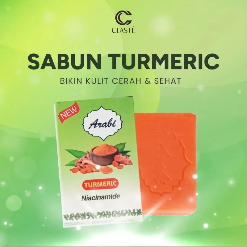 Claste Arabi Turmeric Soap with Niacinamide - Sabun Arab 0