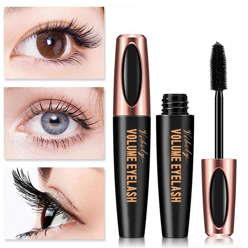 Mascara Làm Phồng Và Uốn Cong, 4D, VIBELY, Màu Đen, Không Thấm Nước, Chống Nhòe, Làm Dài, Xuất Khẩu, Xuyên Biên Giới 1