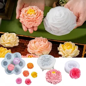 DIY Melati Cetakan / Cetakan Puding Fondant Silikon / Cetakan Jelly / Cetakan Buatan Tangan 3d Silikon Bunga Cetakan / Diffuser Aroma Bunga