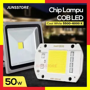 TaffLED Suide Chip LED Lampu COB Floodlight Spotlight Warm White 50W 220V F6040 Chip Terang Hemat Energi Distribusi Cahaya Merata