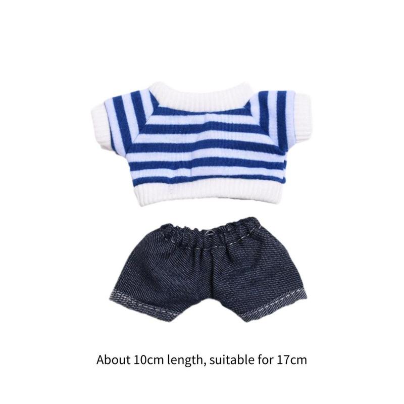 Product Introduction of 2x Mini 6 inch Doll Clothes Adorable Doll Accessories Clothing Jeans Doll Pants Outifits for Pendant Doll Kids Age 5-7 8-10 1