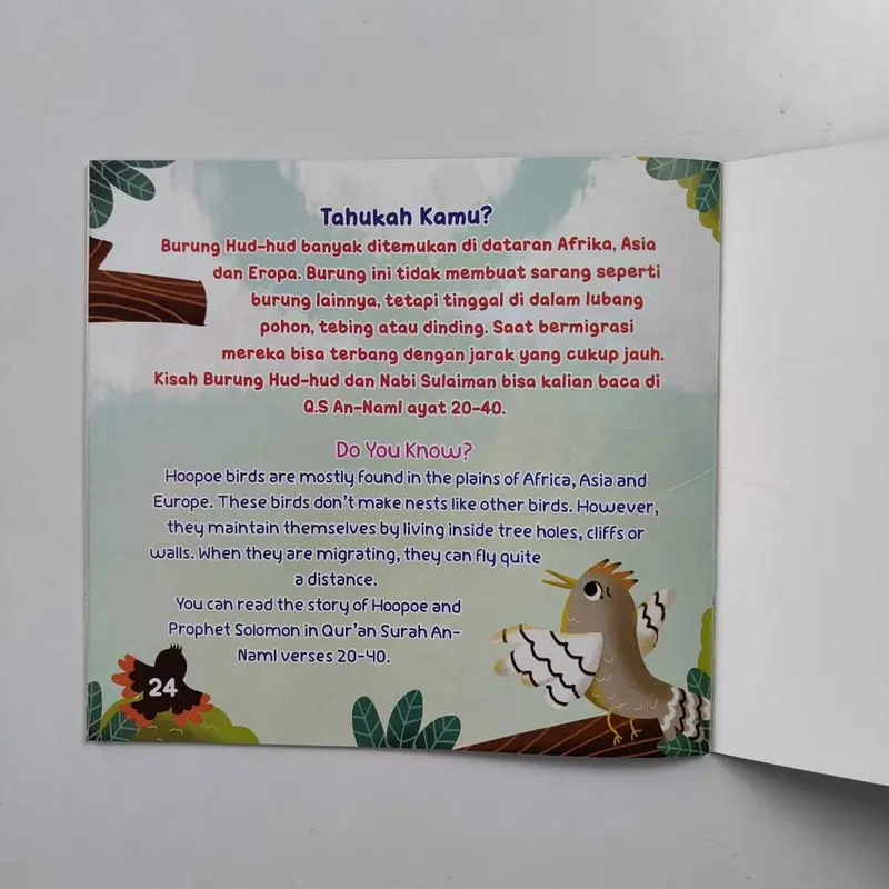 Cerita Hewan dan Nabi Untuk Anak Soft Cover Kertas Art Paper Full Color Lingkar Media Books 8