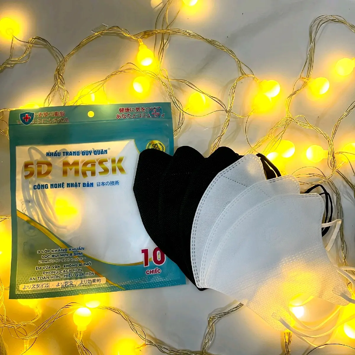 Thùng 100 Chiếc Khẩu Trang 5D Pro Mask Duy Quân Phụ Kiện Accessories Nam Voi