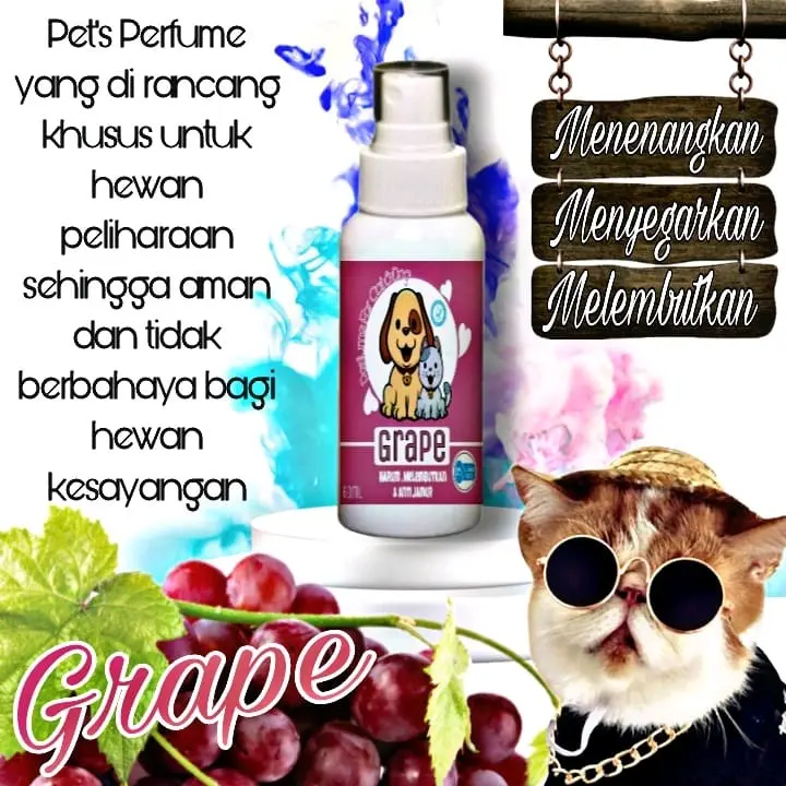 Parfum Kucing Anjing Kelinci 60ml Wangi Murah / Cat Perfume / Dog Perfume / Parfum Hewan Murah / Parfum Kucing Anjing 4