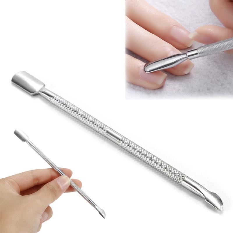 Product Introduction of Alat Pendorong Kulit Kutikula Nail Pembersih Kuku Kutikula Pusher Manicure Cuticle Pusher Stainless Steel 10