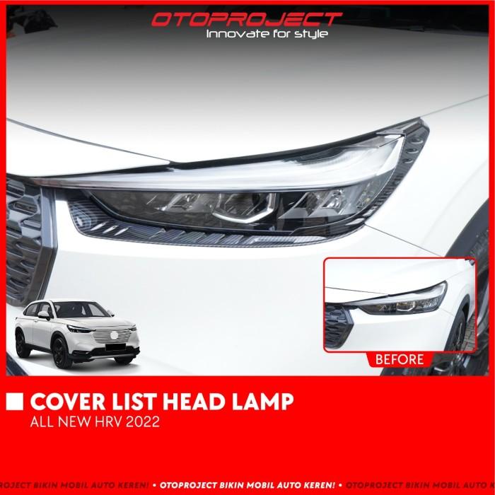 Gambar Otoproject - List Headlamp A.N Hrv 2022 Matte Black | Cover Lampu Depan HRV 2022 - CHROME dari Otoproject Kab. Tangerang Tokopedia