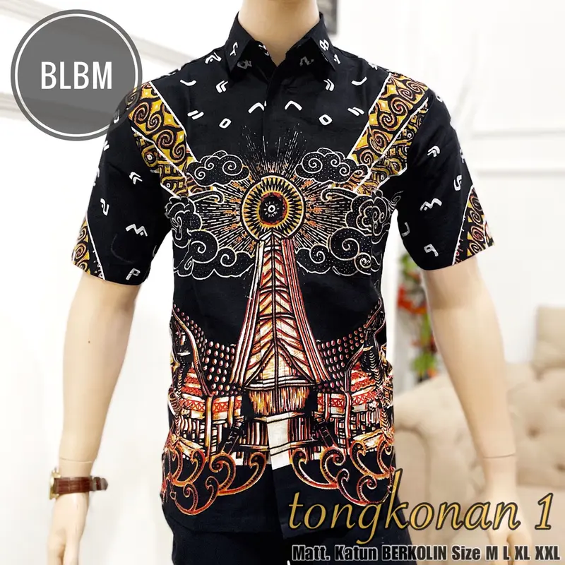 Batik Kode Tongkonan 1 Tongkonan 2 Batik Lontara 1