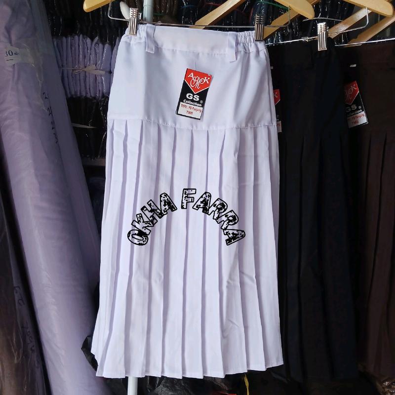 Maxi SD MI rempel pinggang bawah / rok SD MI / seragam sekolah 4