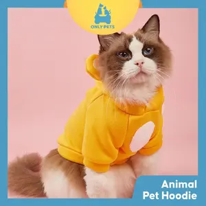 ONLY PETS Pakaian Hoodie Anjing Kucing Lucu Bahan Berkualitas