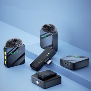 Micrófono de solapa inalámbrico, 1 set recargable por USB, micrófono inalámbrico de solapa para grabación de video, enseñanza, entrevistas, podcast, conferencia, vlog