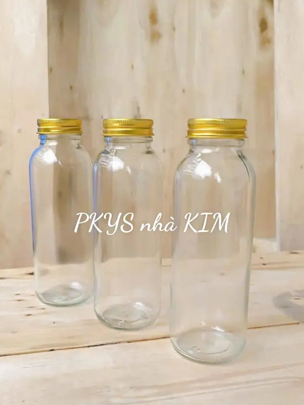 Combo 10 Chai thủy tinh 300ml trụ đựng yến chưng 6