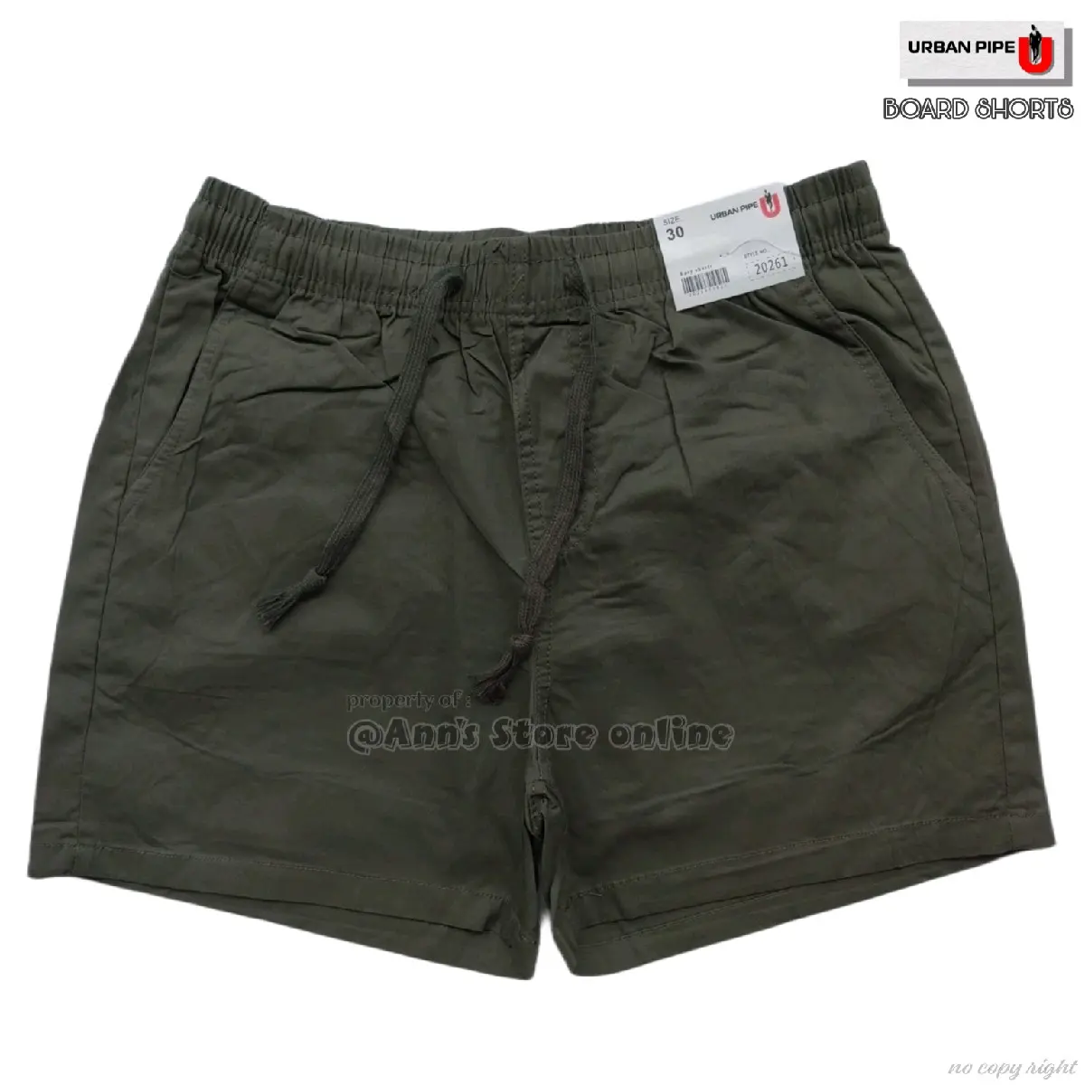 URBAN PIPE board shorts med length unisex