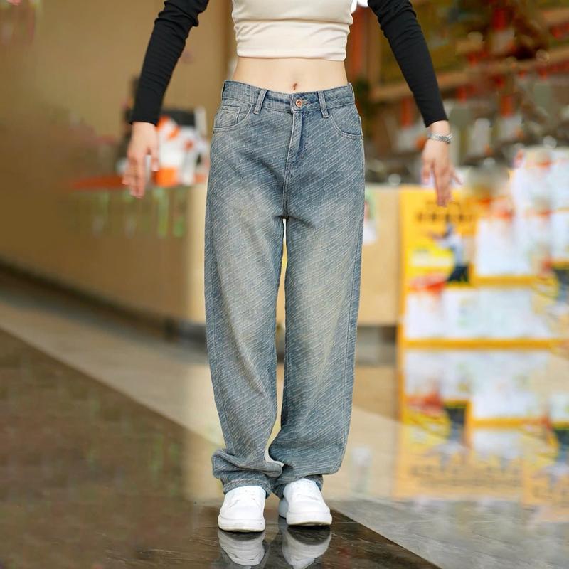 Quần Jean Nam Nữ Form Rộng Trẻ Trung - Quần Jean Phong Cách Hàn Quốc Hot 2025 - Jean8686