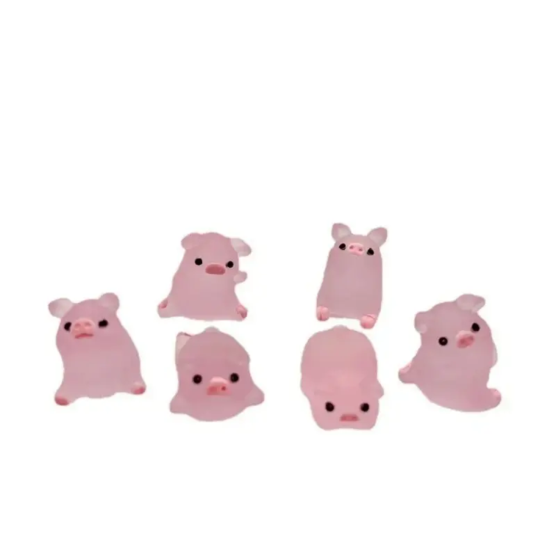 Búp Bê Lợn Resin Phát Sáng Mô Hình, Đồ Trang Trí Nhà Cửa Và Sân Vườn, Thiết Kế Hoạt Hình, Đầy Màu Sắc Decor Decor Phòng 5