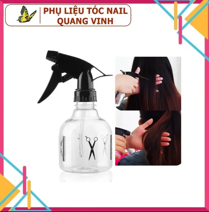 Bình xịt nước cắt tóc hình kéo 250ml/350ml/500ml(12k 1 bình giá lẻ rẻ hơn sỉ)