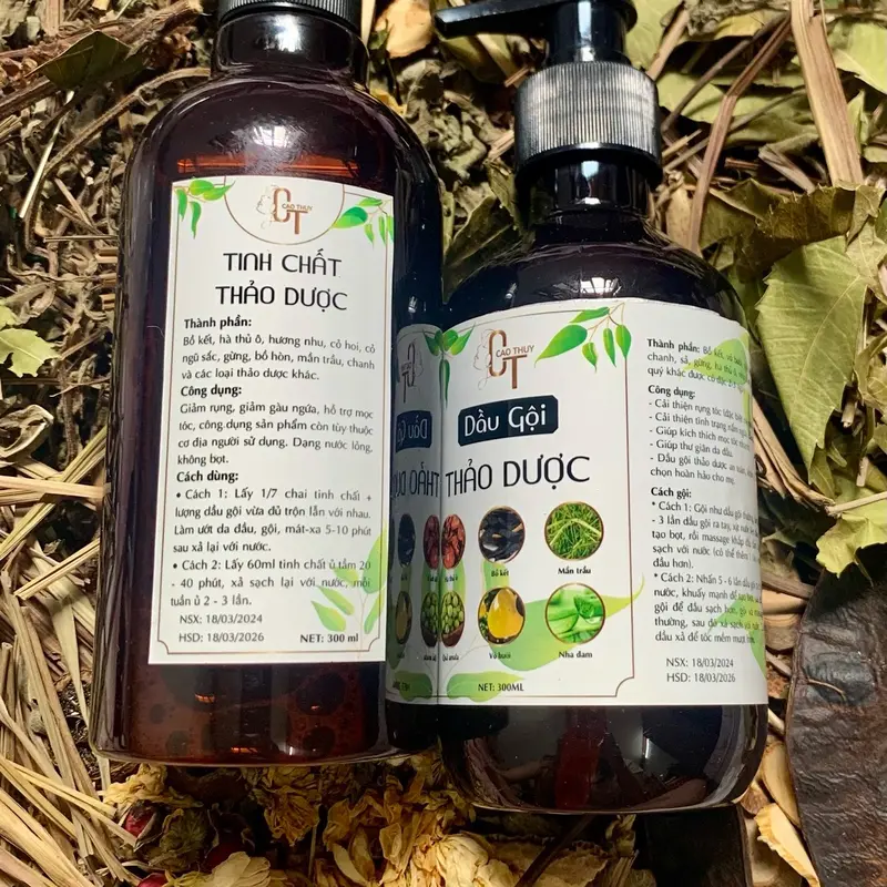 Combo 2 dầu gội thảo dược, giảm rụng tóc, kích thích mọc tóc 4