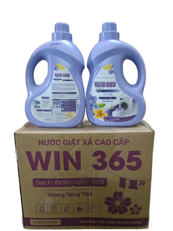 (Combo 3 can 10kg8) nước giặt xả Win365 Hương Nắng Mai  Can 3kg6 Lưu Hương Mềm Vải nước  giặt nước  giặt nuoc  giat nuoc  giat nuoc  giat bot  giat nuoc  giat nuoc  xa bong xà bông xà phòng giặt đồ Làm Sạch bột nướcgiat do viên nước xả 5