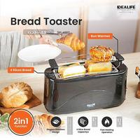 Gambar IDEALIFE - Toaster – Pemanggang Roti - 4 slice - BT-4001 dari IDEALIFE ONLINE STORE Kota Administrasi Jakarta Utara 1 Tokopedia