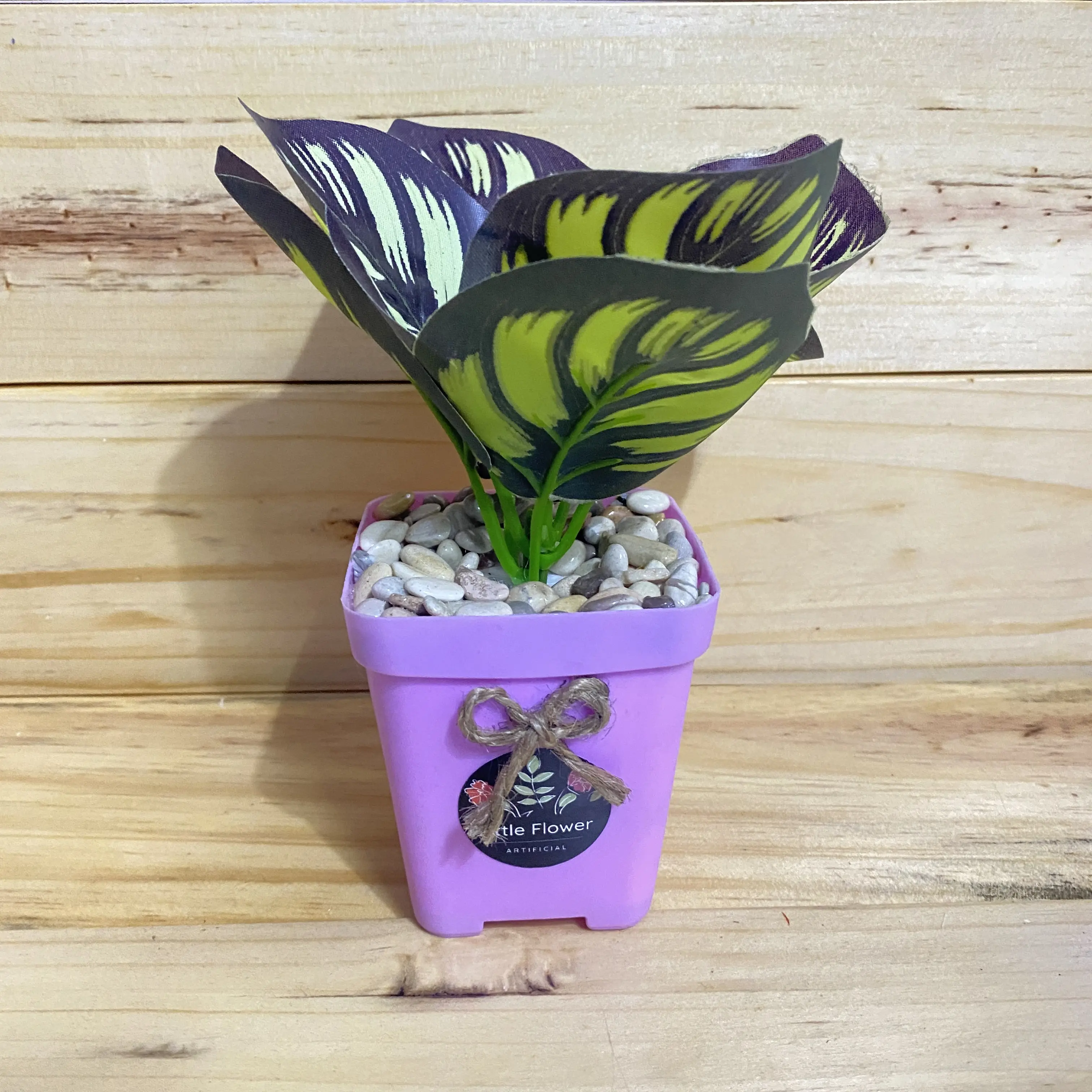 bunga artificial terlaris (COD) Ungu Artificial Dekorasi Ruangan bunga dan pot