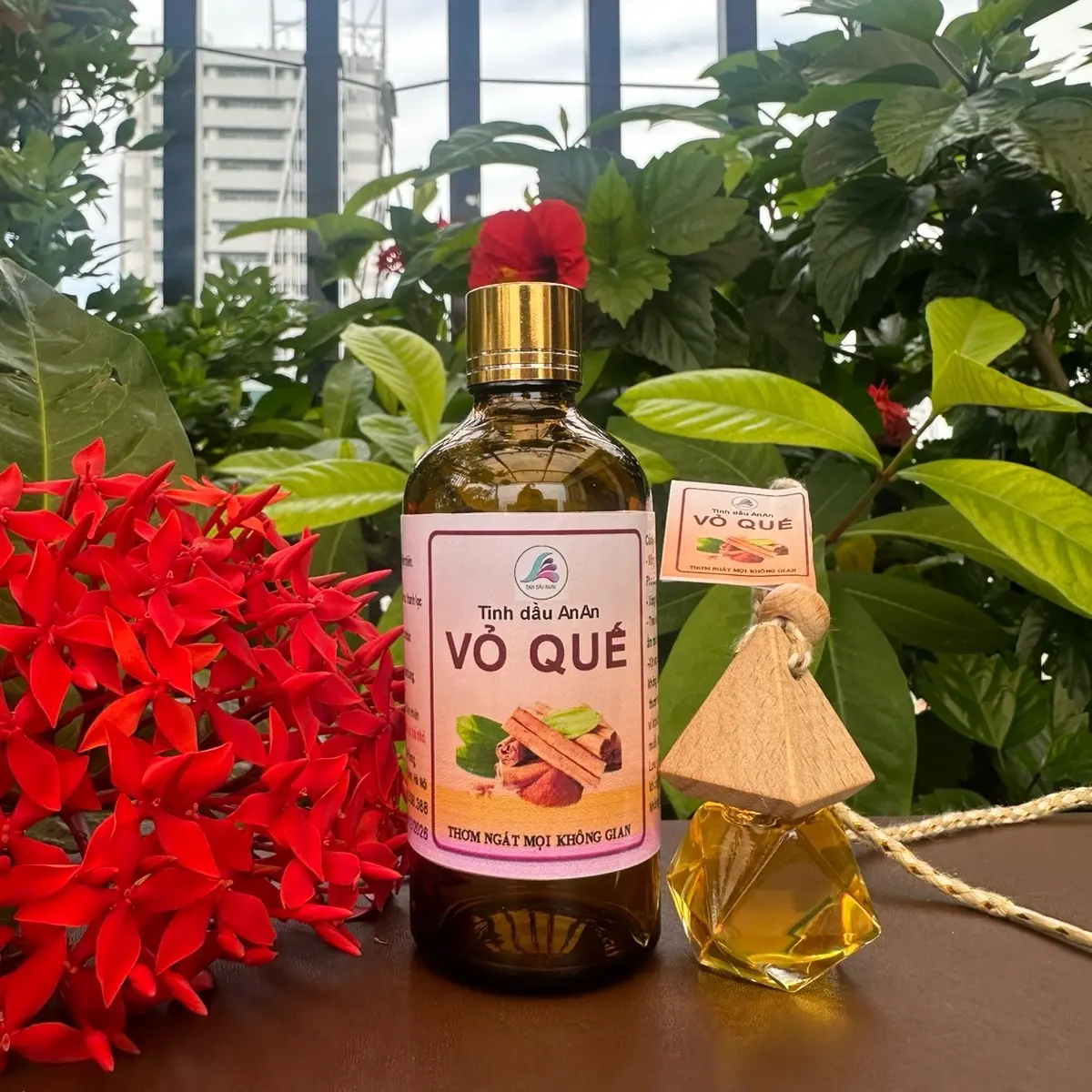 Tặng dây treo 10ml khi mua Tinh dầu vỏ quế AnAn - chai 100ml,50ml,30ml ( combo 2 )