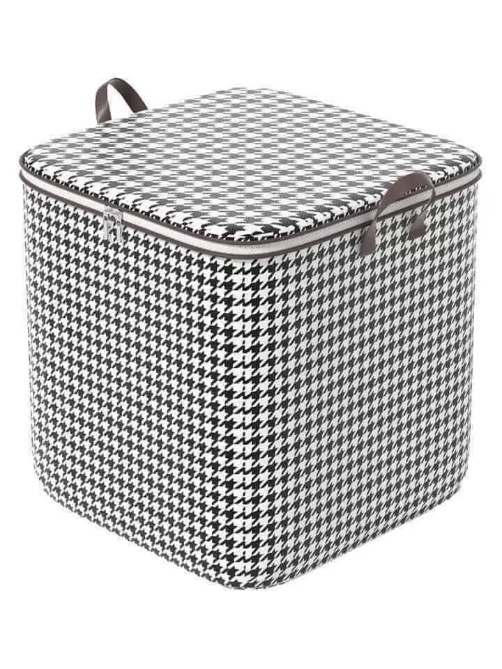 Túi đựng chăn màn kẻ 100L chống thấm nước