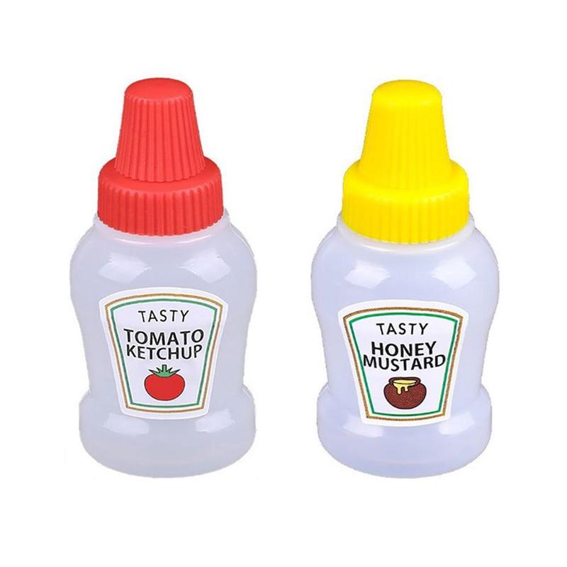 Product Introduction of Condiment Squeeze Bottles With Tip Cap Portable Sauce Salad Dressing Container Leak-Proof Sauce Dispenser Bottle 22