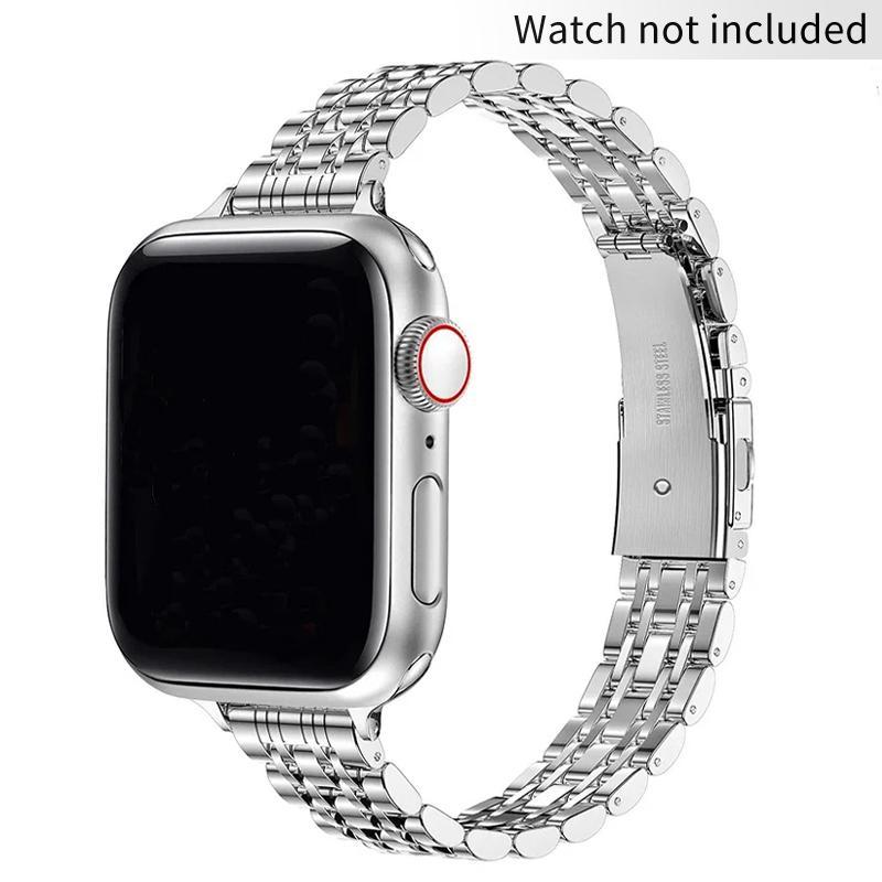 Product Introduction of Stainless Steel Watch Band for Apple Watch (Band Only), Luxury Replacement Watch Band for Women, Smart Watch Accessories 14
