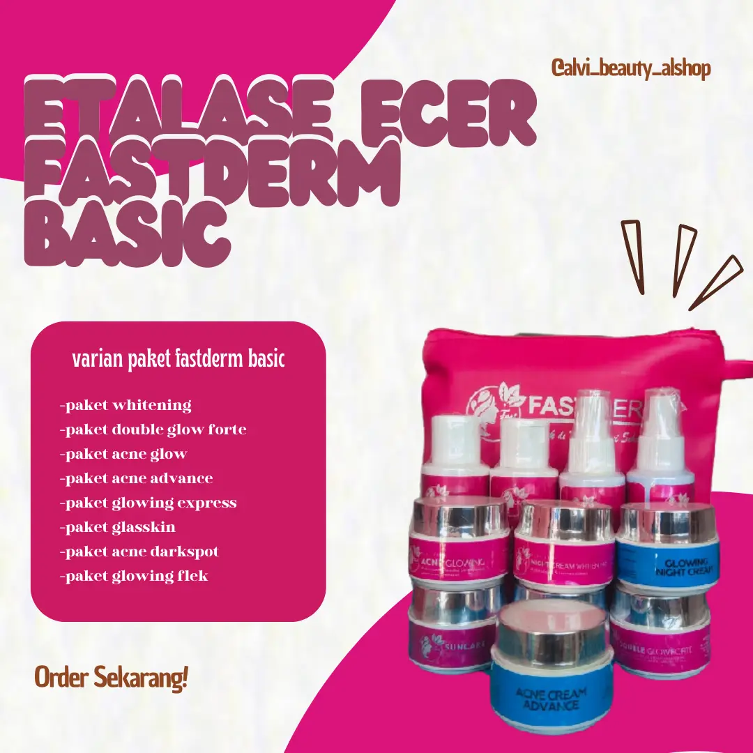 ETALASE ECER FASTDERM PAKET BASIC