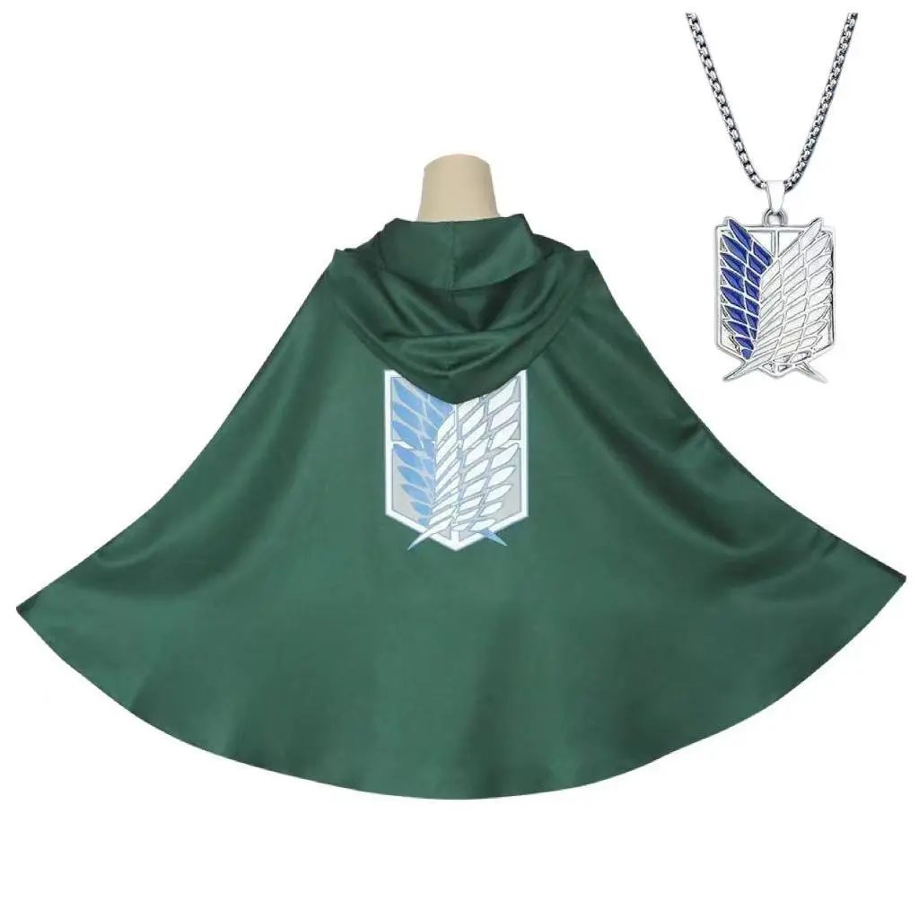 Áo Choàng Đội Điều Tra Tấn Công Titan, Chủ Đề Halloween, Cánh Tự Do Đội Điều Tra, Áo Choàng Đội Trưởng, Trang Phục Anime Hóa Trang