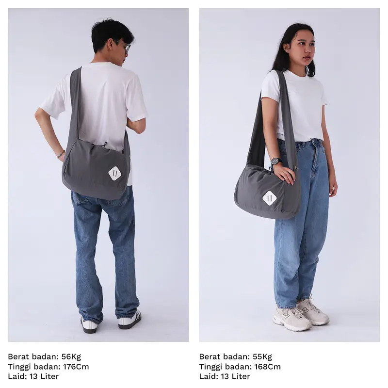 Scratchline Laid  Back Shoulder Bag Tas Selempang Pria dan Wanita 3