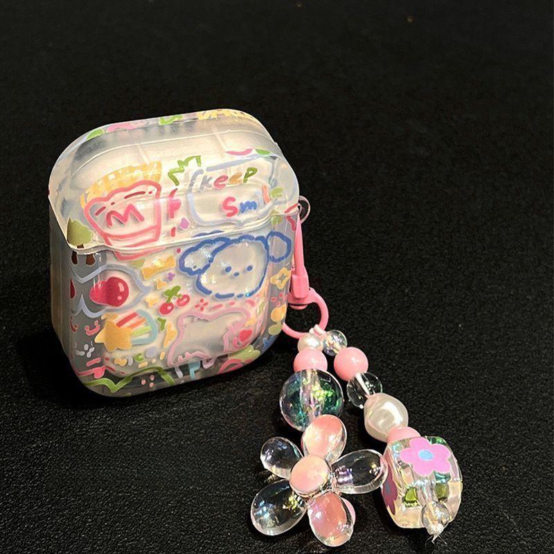 Product Introduction of Graffiti Puppy for Airpods3/2 Headphone Case Pro/2 Bluetooth Earphone Cover Accessories Handheld 0