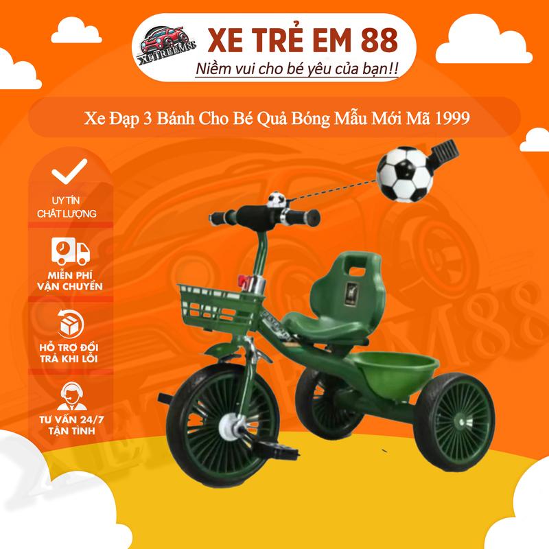Xe đạp 3 bánh cho bé QUẢ BÓNG mẫu mới mã 1999