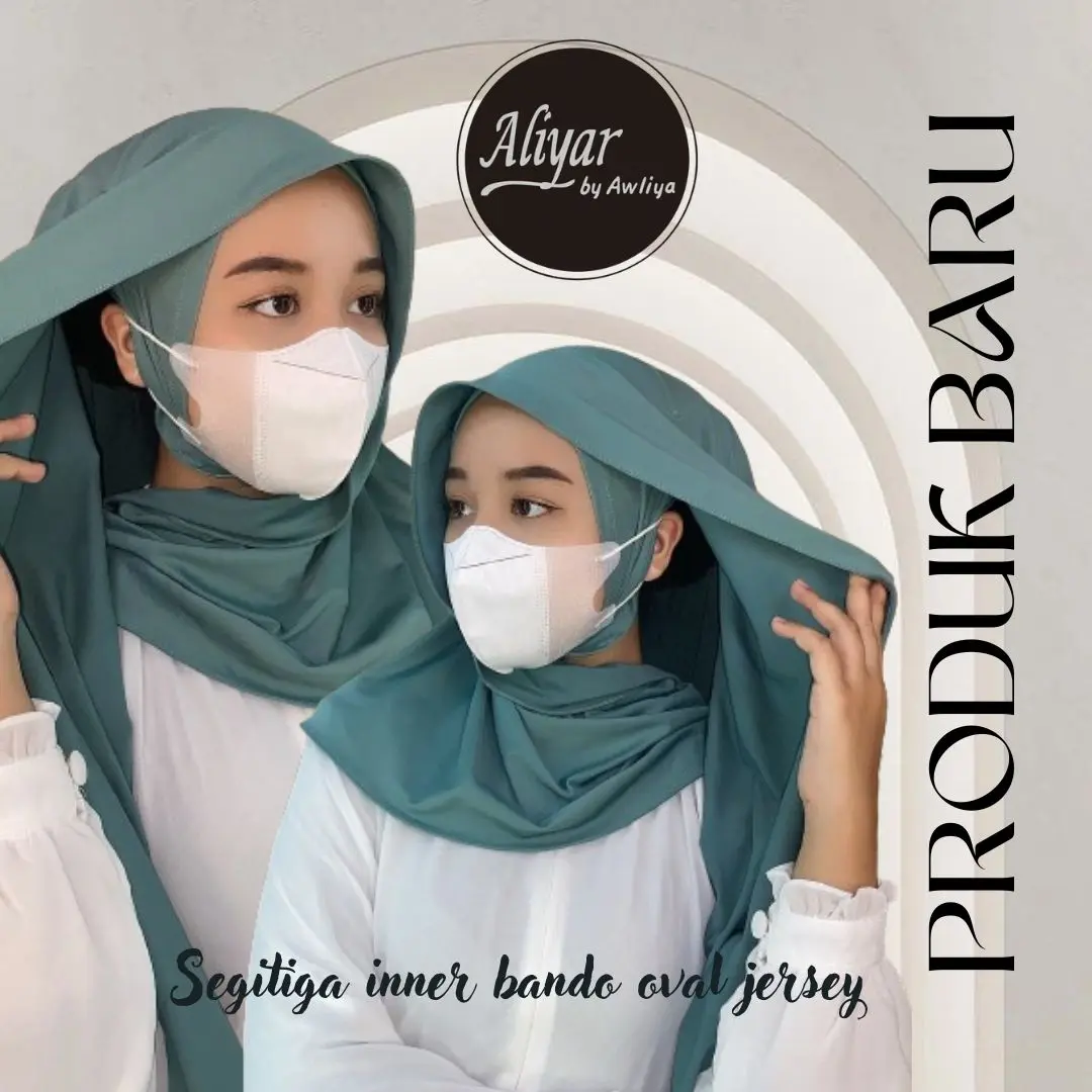Segitiga Inner Bando Oval Jersey Premium Original Aliyar By Awliya