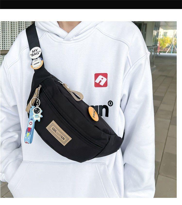 Product Introduction of 2025 New Trendy Chest Bag Phone Casual Simple Crossbody Bag Single Shoulder Bag Crossbody Bag Sports Waist Bag 10