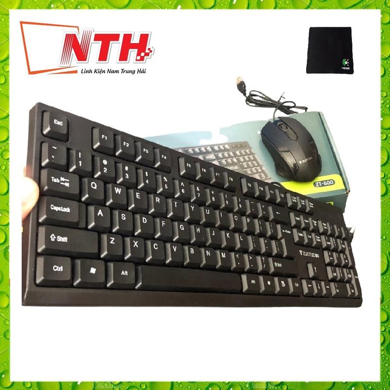 Bộ phím chuột usb Zuntuo ZT-600 + lót T1