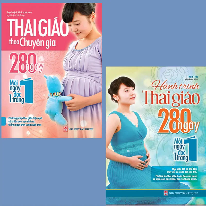 Sách - Trọn bộ Thai giáo theo chuyên gia + Hành trình thai giáo - 280 ngày mỗi ngày đọc một trang sach  lam 0