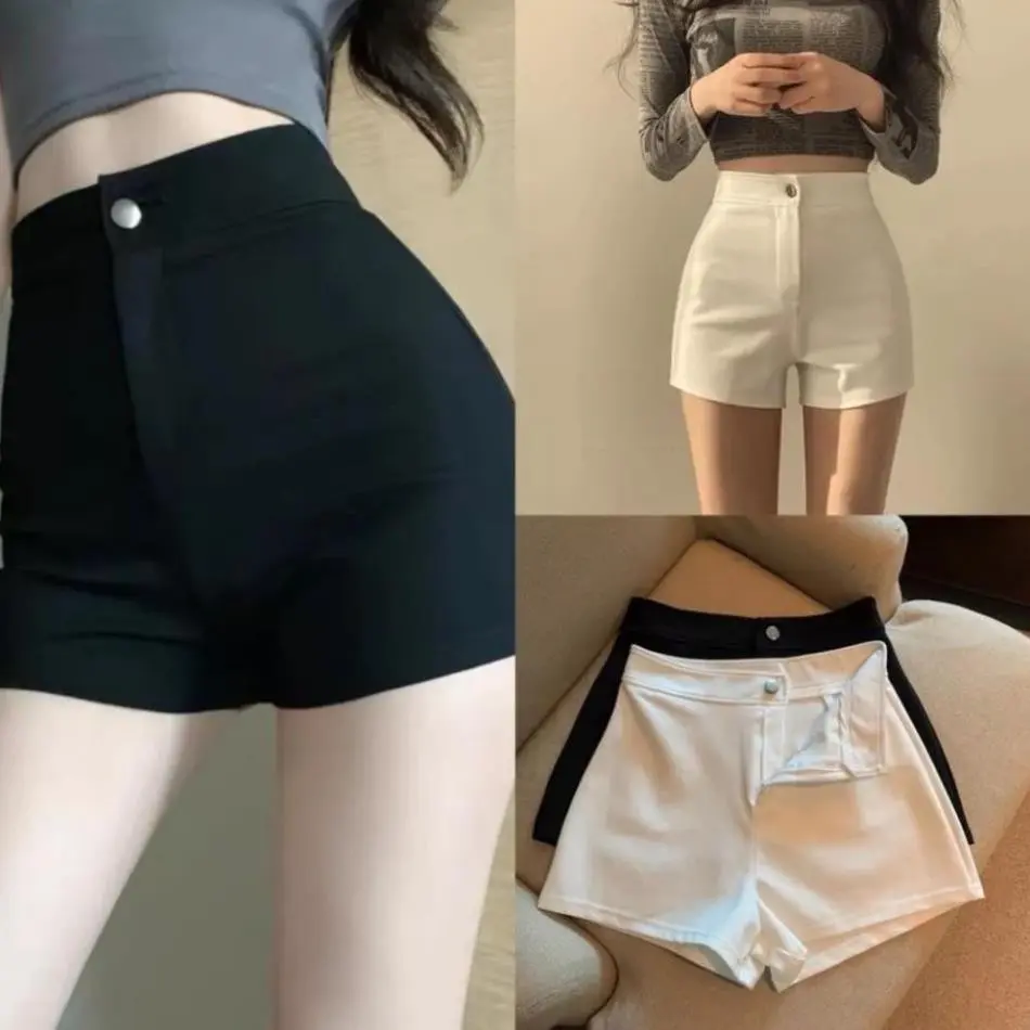 [Combo]Quần short nữ umi đẹp lưng cạp cao ôm tôn dáng,quần sọt đùi ngắn đi gym,biển co giãn 4 chiều sooc đen trắng