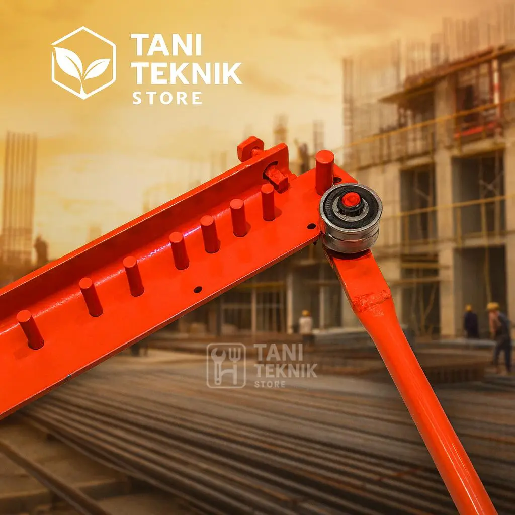 Alat Penekuk Besi Behel Beton 6mm 8mm 10mm 12mm Bahan Baja Tebal Untuk Ring Dan Cakar Ayam