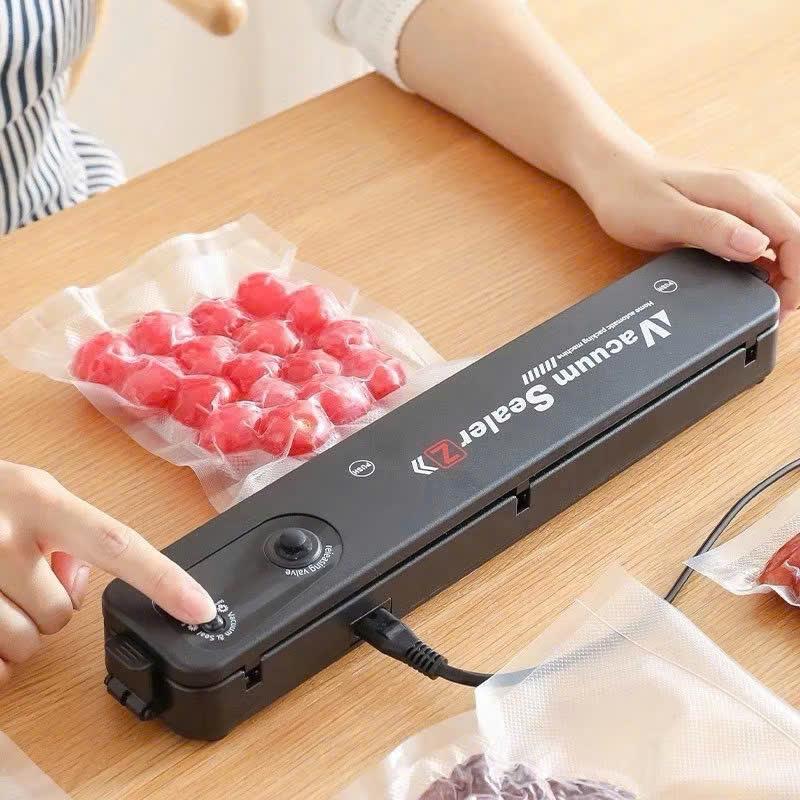 Máy Hút Chân Không Thực Phẩm, Máy Hàn Miệng Túi, Tặng Kèm 10 Túi Hút, Dụng Cụ Nhà Bếp Bảo Hành 12 Tháng 8
