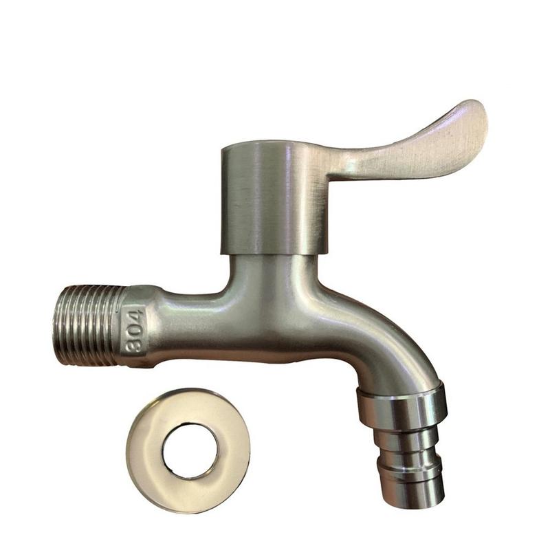 Vòi hồ, vòi nước tay gạt inox 304 cao cấp xả nước siêu mạnh Phi 21 Phổ Thông