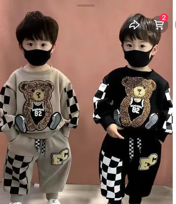 quần áo nỉ in gấu cho bé trai  6 -25kg , chất nỉ dep , năng động cá tính hàng may kỹ 1