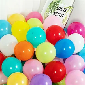 [10 pcs] balon latex doff aneka warna warni tebal 12 inch kualitas tebal perlengkapan ulang tahun